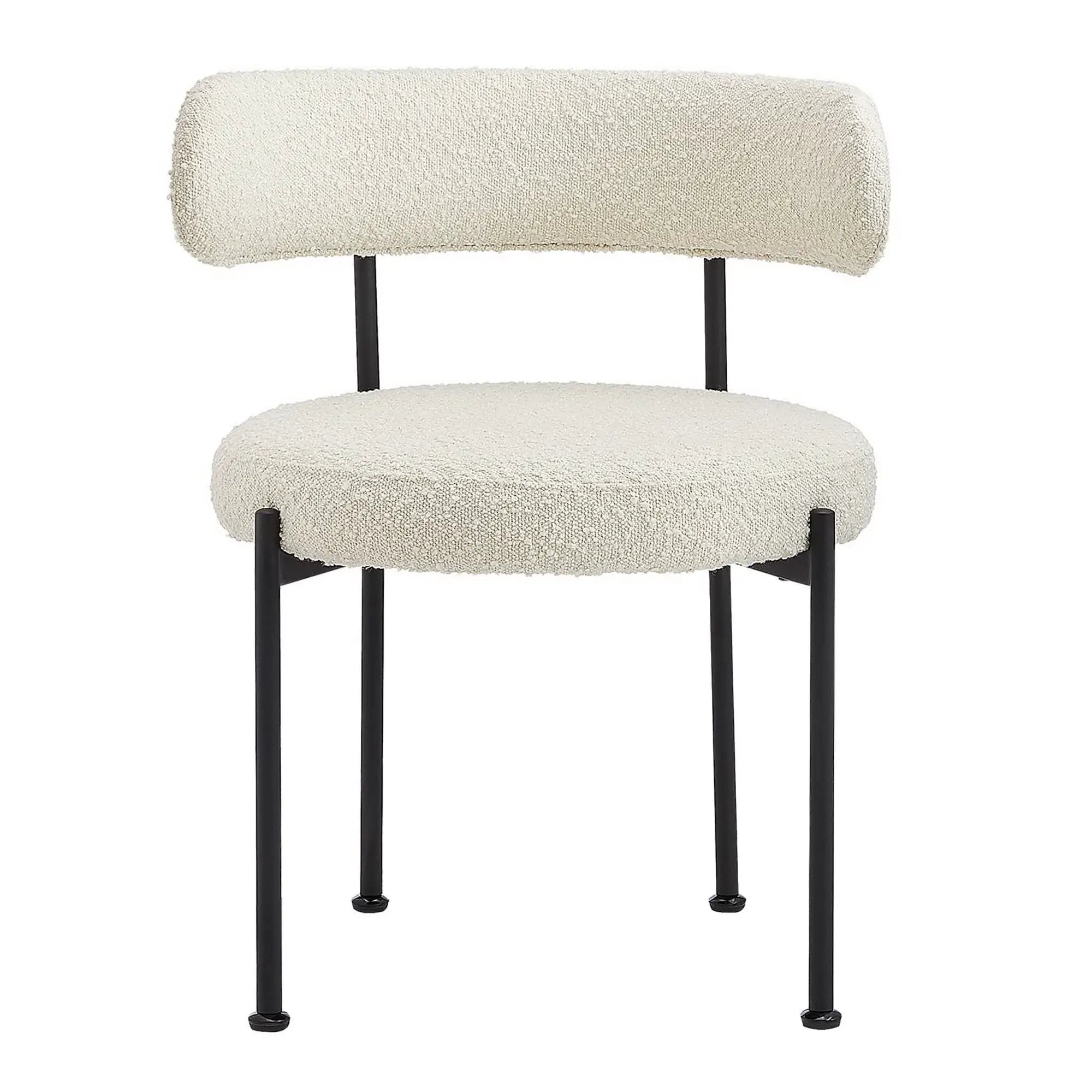 Albie Boucle Fabric Dining Chairs Set of 2 by Modway by HouseOfZazla
