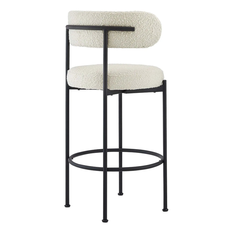Albie Boucle Fabric Bar Stools Set of 2 by Modway by HouseOfZazla