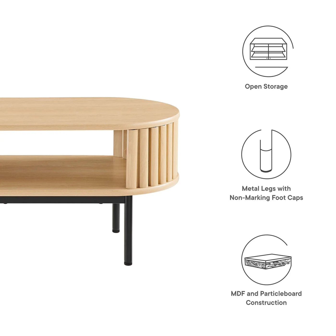 Fortitude Wood Coffee Table by Modway by HouseOfZazla