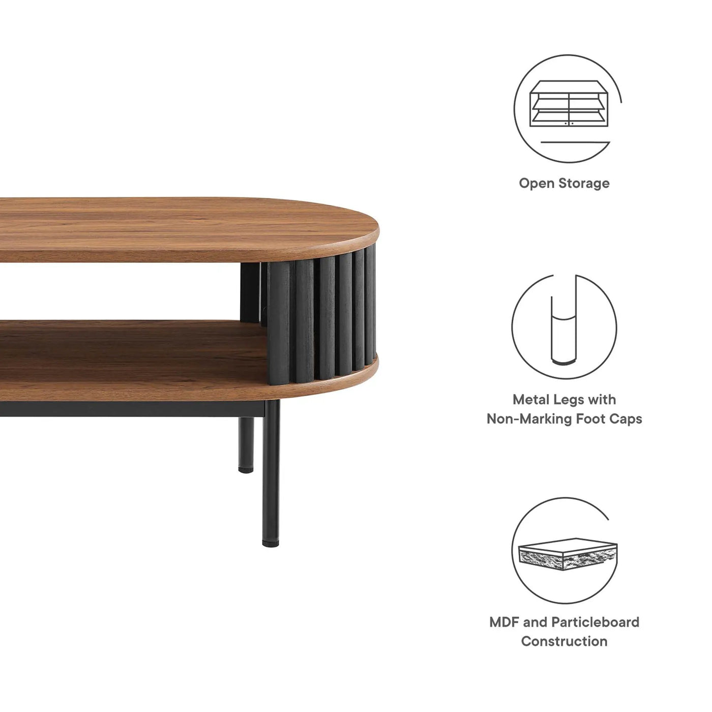 Fortitude Wood Coffee Table by Modway by HouseOfZazla