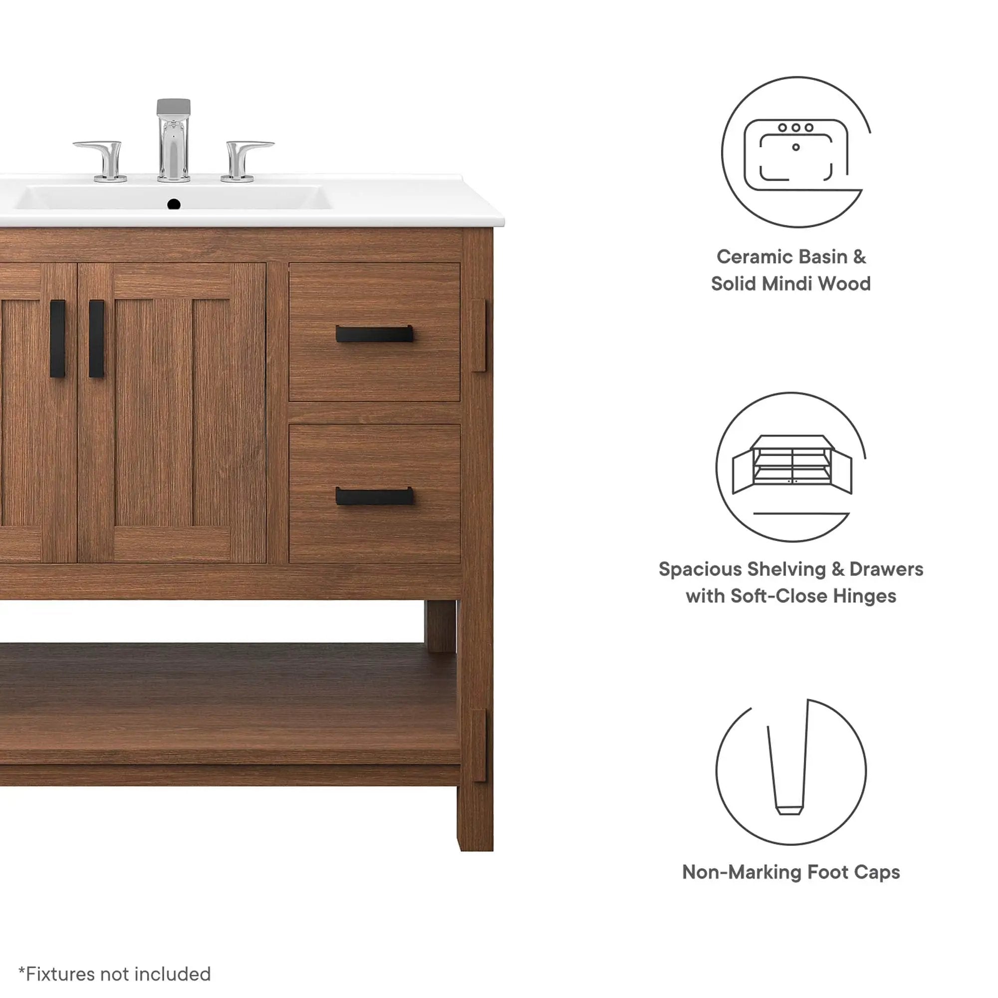 Ashlyn 36" Wood Bathroom Vanity by Modway by HouseOfZazla