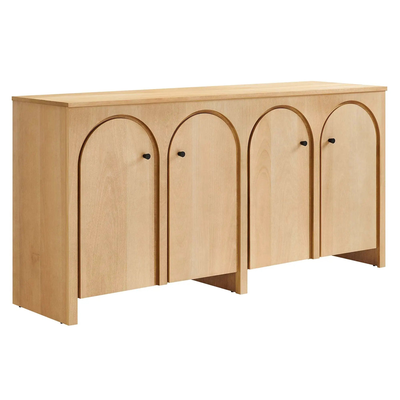 Appia Wood Grain 4-Door Sideboard Storage Cabinet by Modway by HouseOfZazla