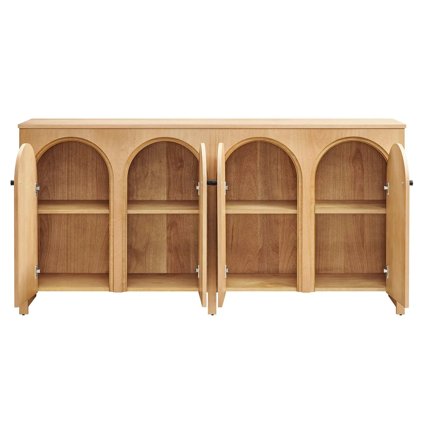 Appia Wood Grain 4-Door Sideboard Storage Cabinet by Modway by HouseOfZazla