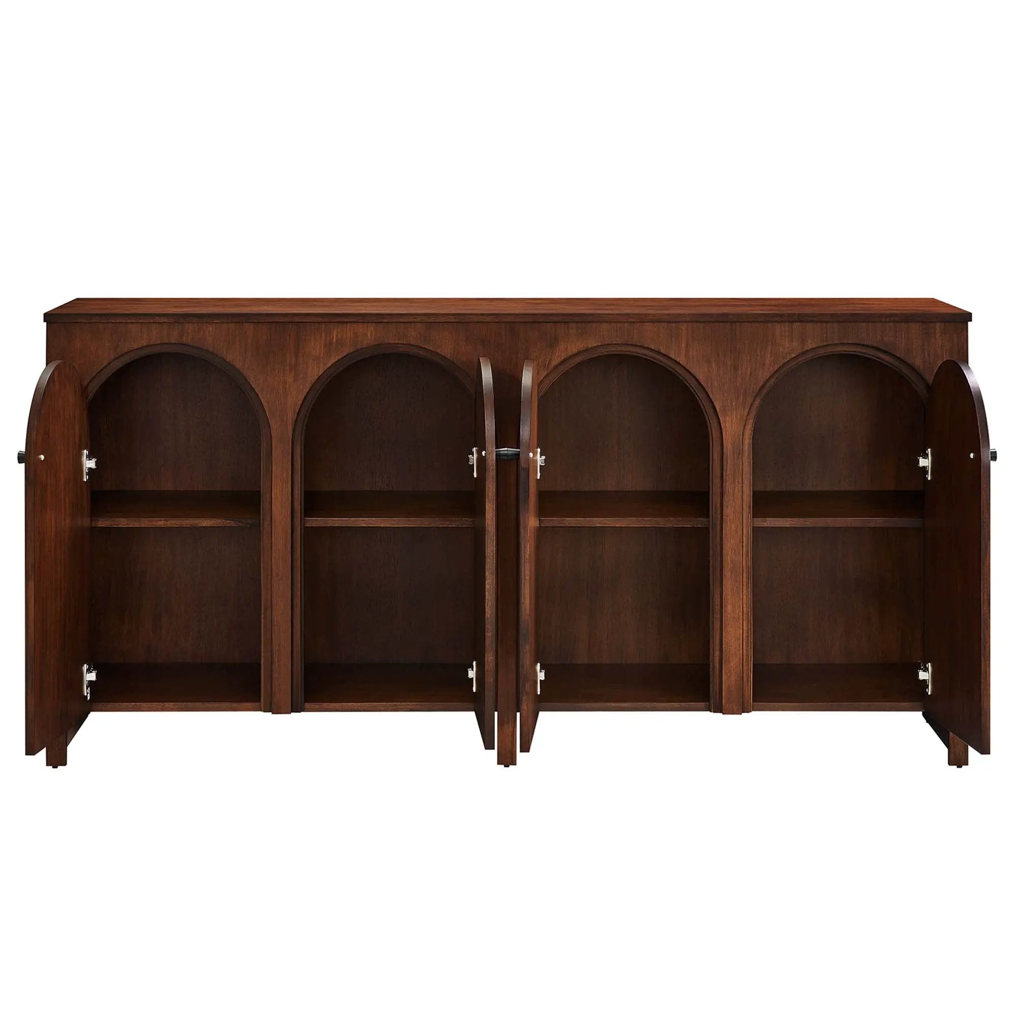 Appia Wood Grain 4-Door Sideboard Storage Cabinet by Modway by HouseOfZazla