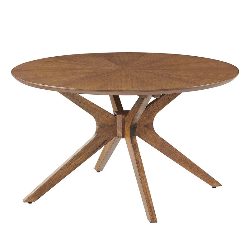 Crossroads Round Wood Coffee Table by Modway by HouseOfZazla