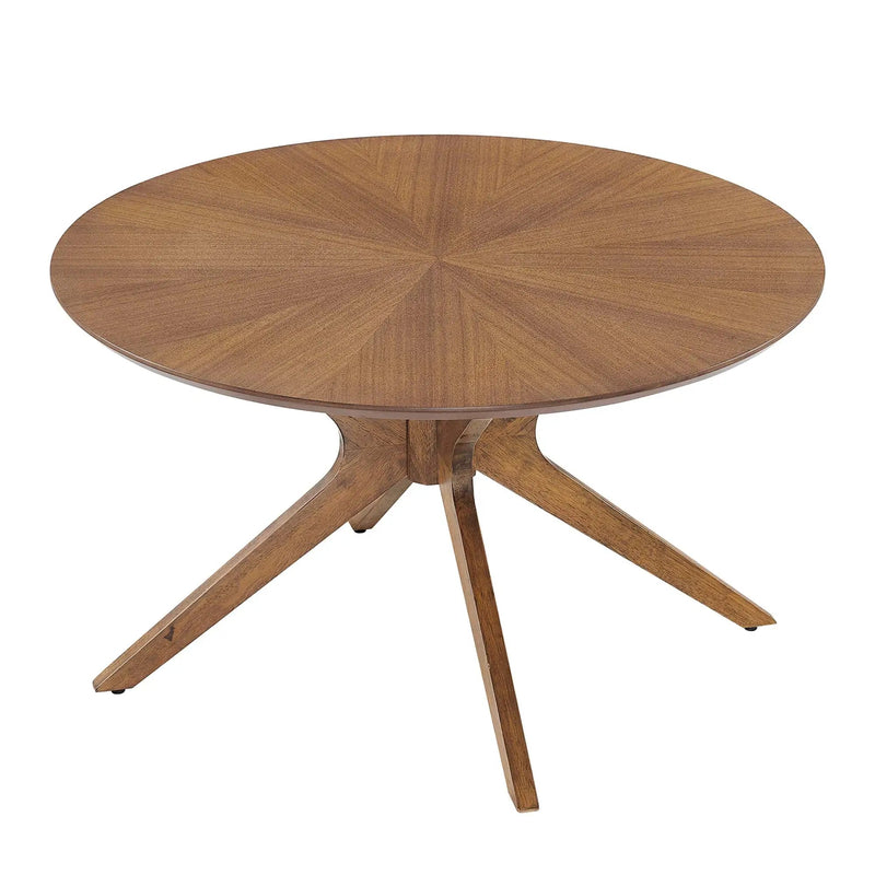 Crossroads Round Wood Coffee Table by Modway by HouseOfZazla