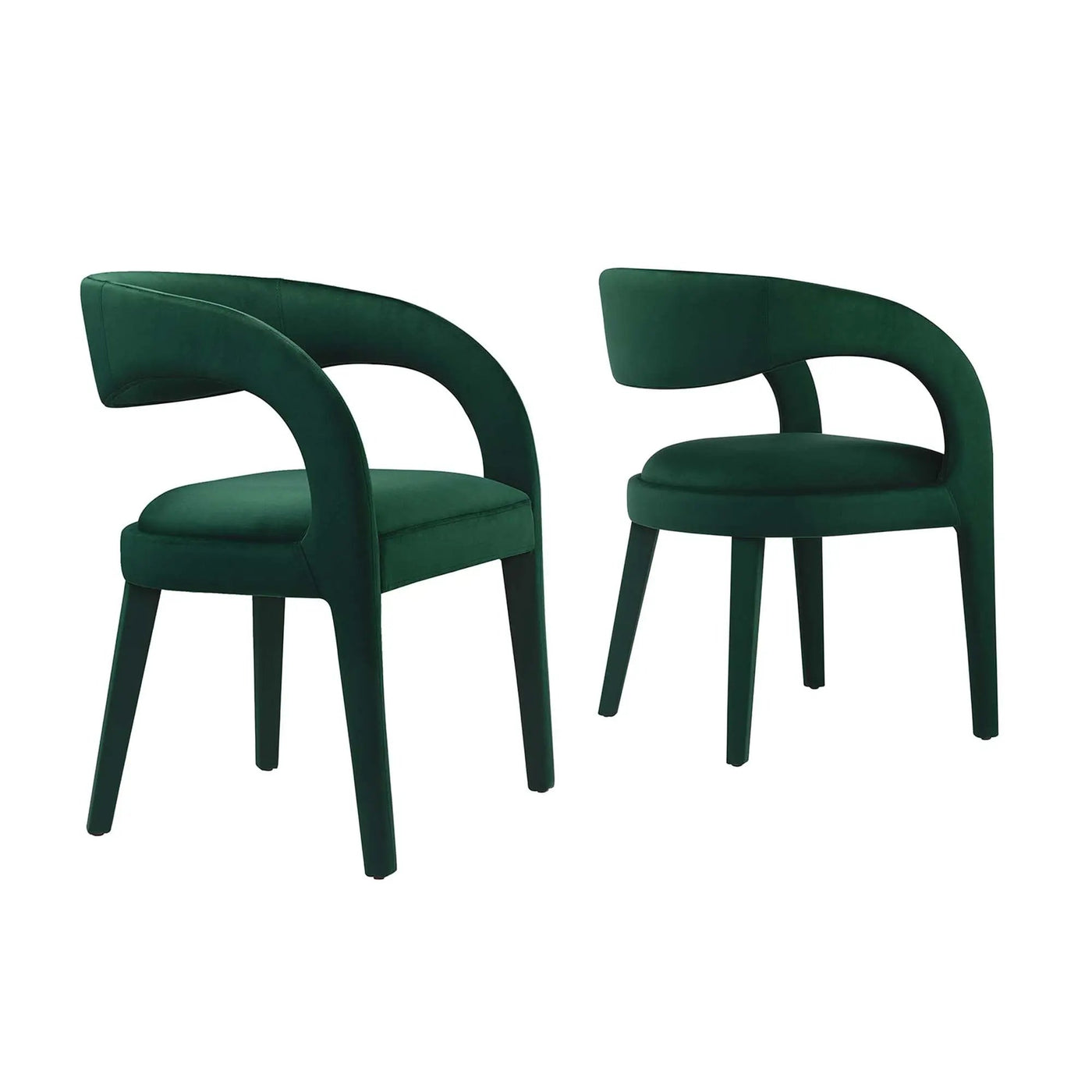Pinnacle Performance Velvet Dining Chair Set of Two by Modway by HouseOfZazla