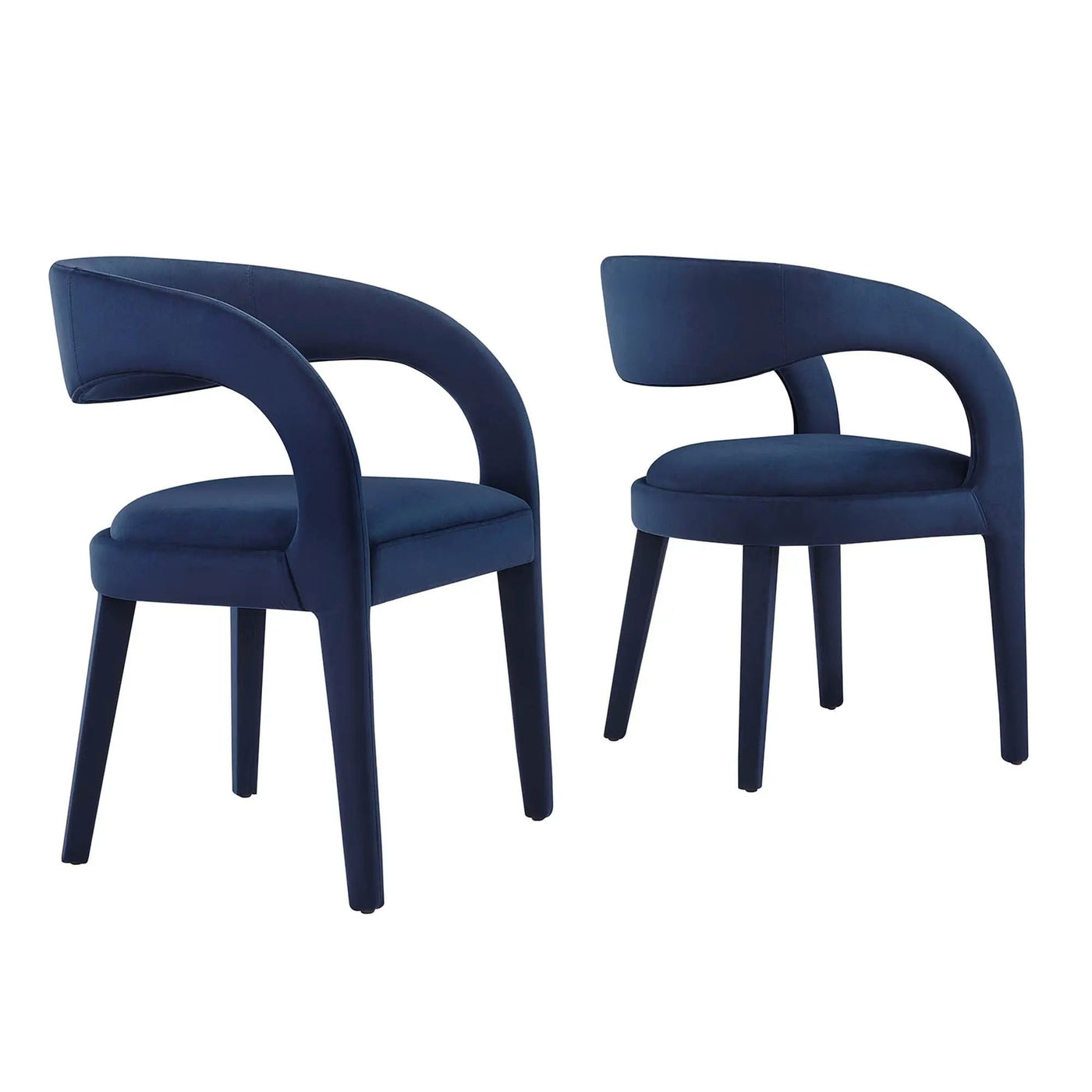 Pinnacle Performance Velvet Dining Chair Set of Two by Modway by HouseOfZazla