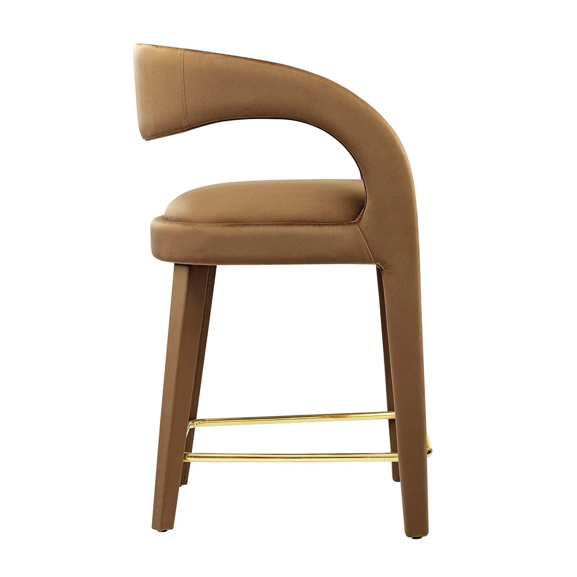 Pinnacle Performance Velvet Counter Stool Set of 2 by Modway by HouseOfZazla