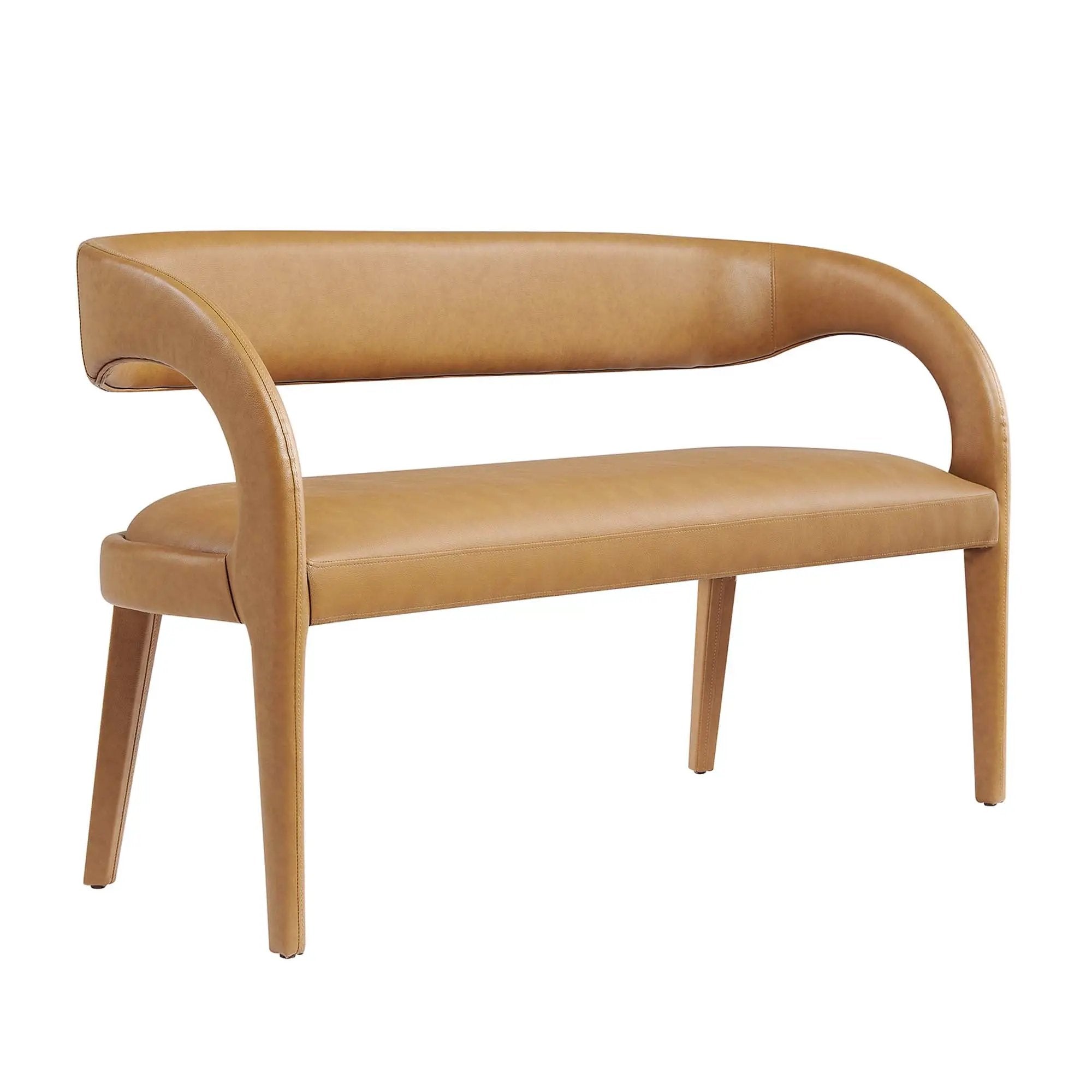 Pinnacle Vegan Leather Accent Bench by Modway by HouseOfZazla