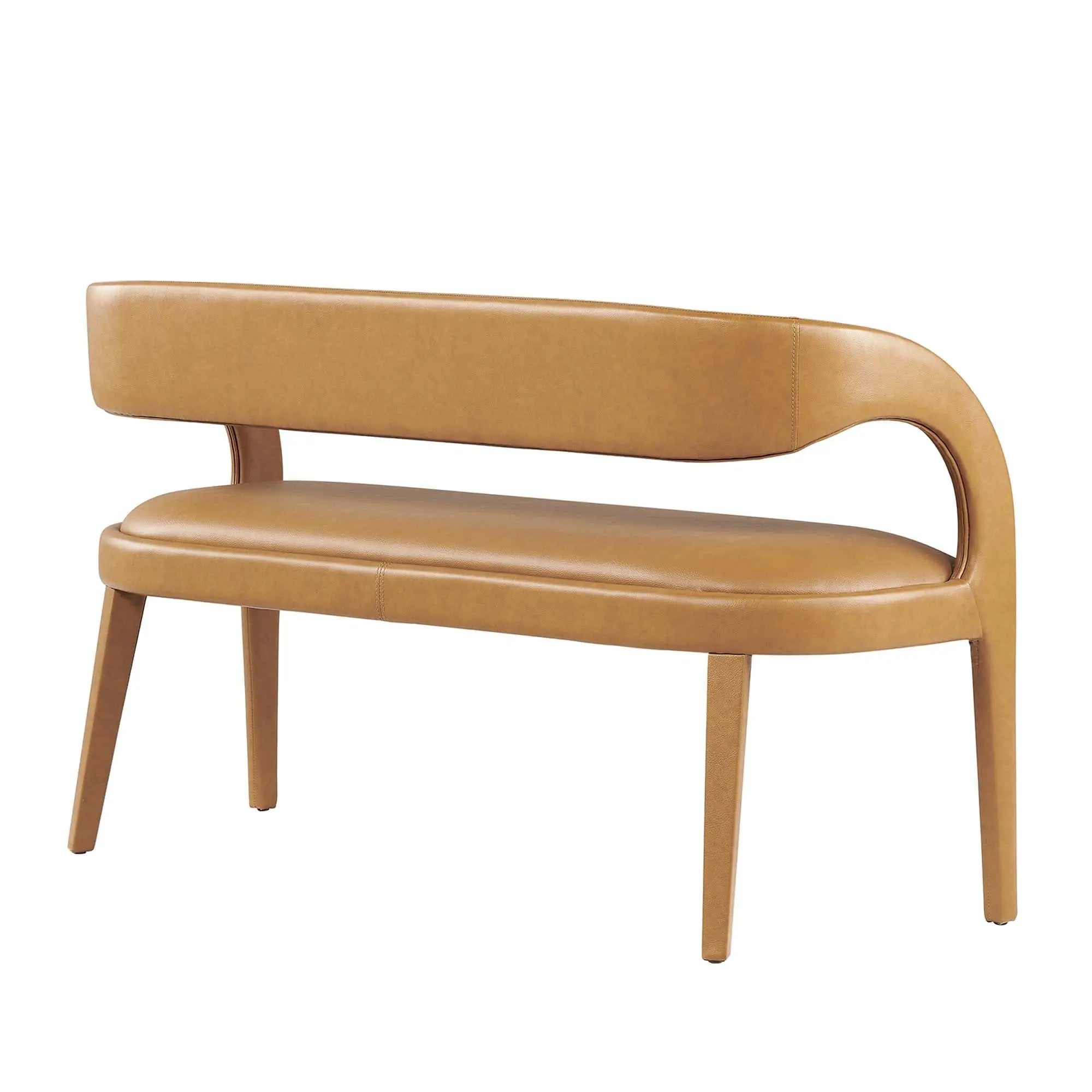 Pinnacle Vegan Leather Accent Bench by Modway by HouseOfZazla
