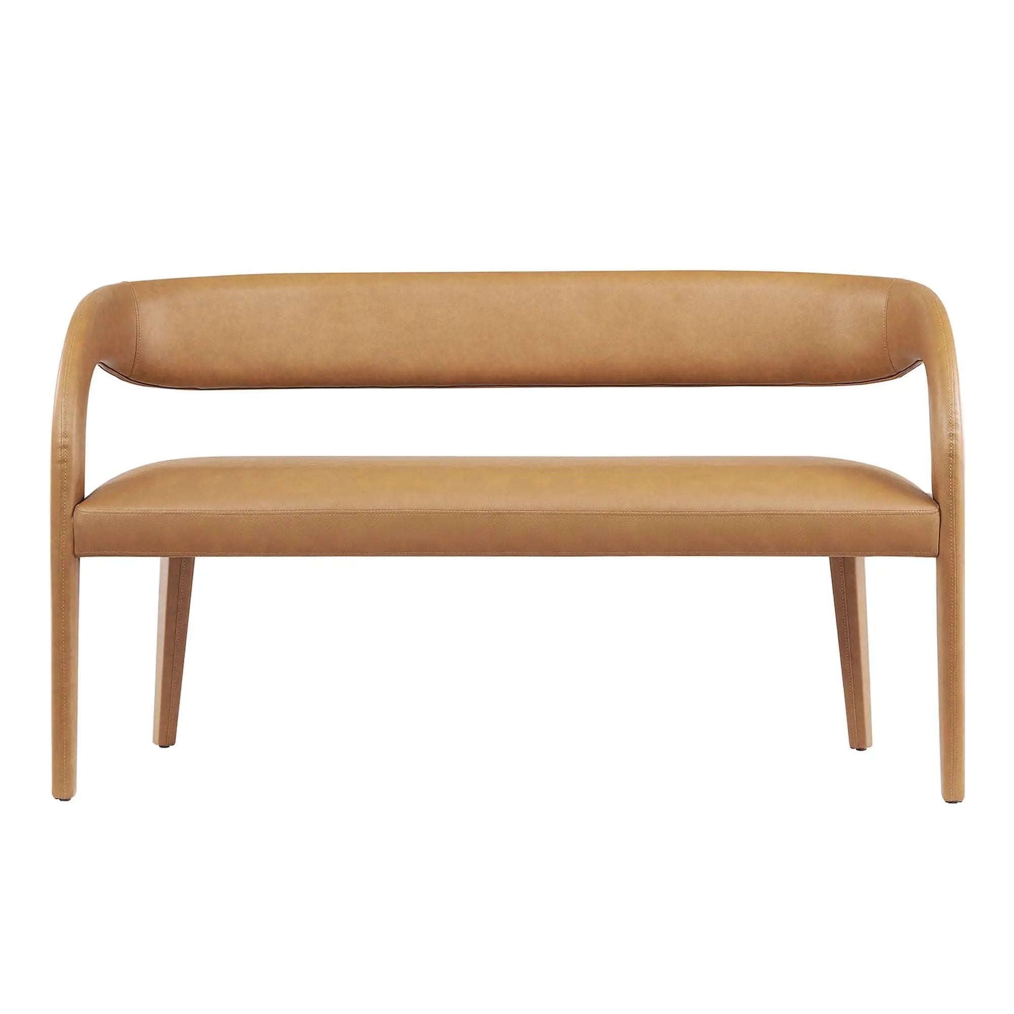 Pinnacle Vegan Leather Accent Bench by Modway by HouseOfZazla