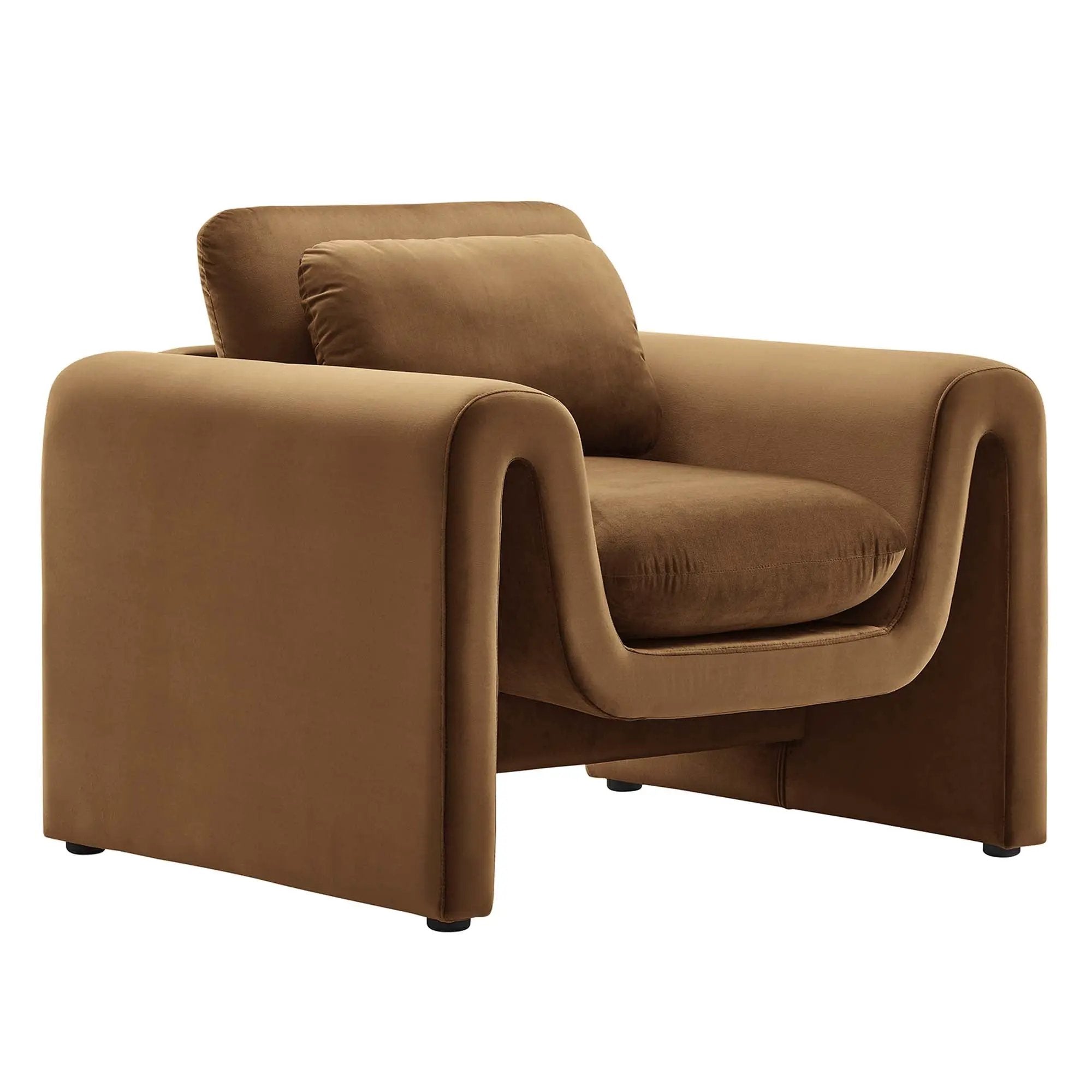Waverly Performance Velvet Armchair by Modway by HouseOfZazla