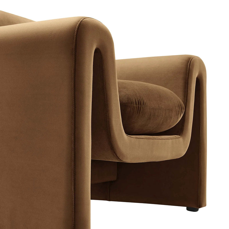 Waverly Performance Velvet Armchair by Modway by HouseOfZazla