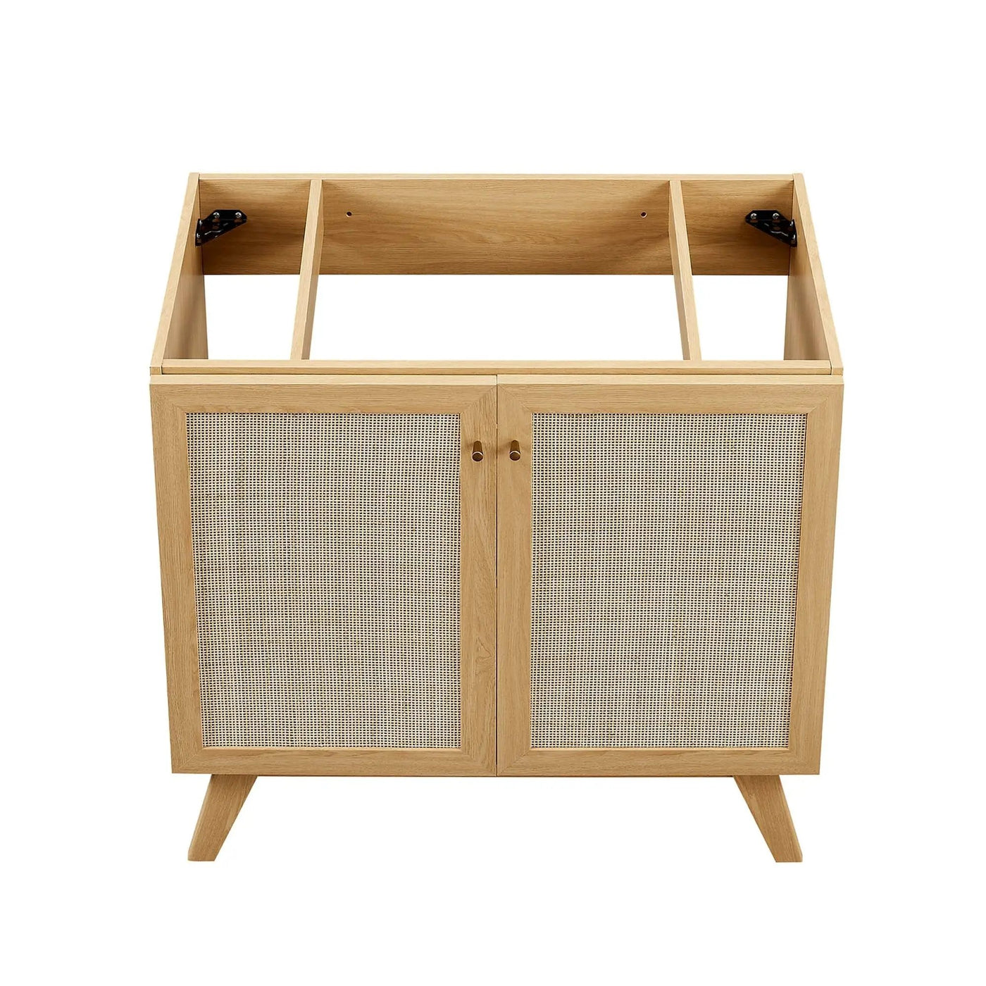 Soma 36" Bathroom Vanity Cabinet with Rattan Doors by HouseOfZazla