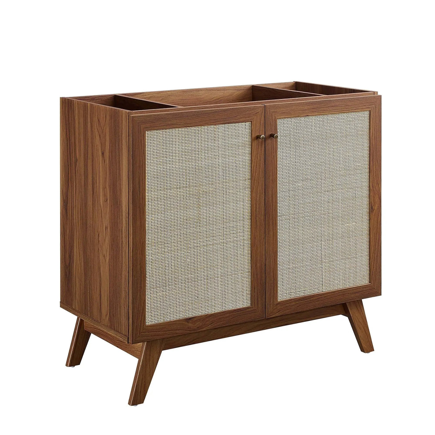 Soma 36" Bathroom Vanity Cabinet with Rattan Doors by HouseOfZazla