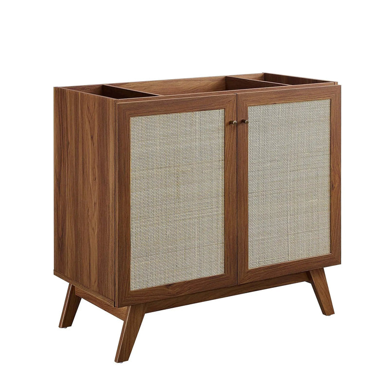 Soma 36" Bathroom Vanity Cabinet with Rattan Doors by HouseOfZazla