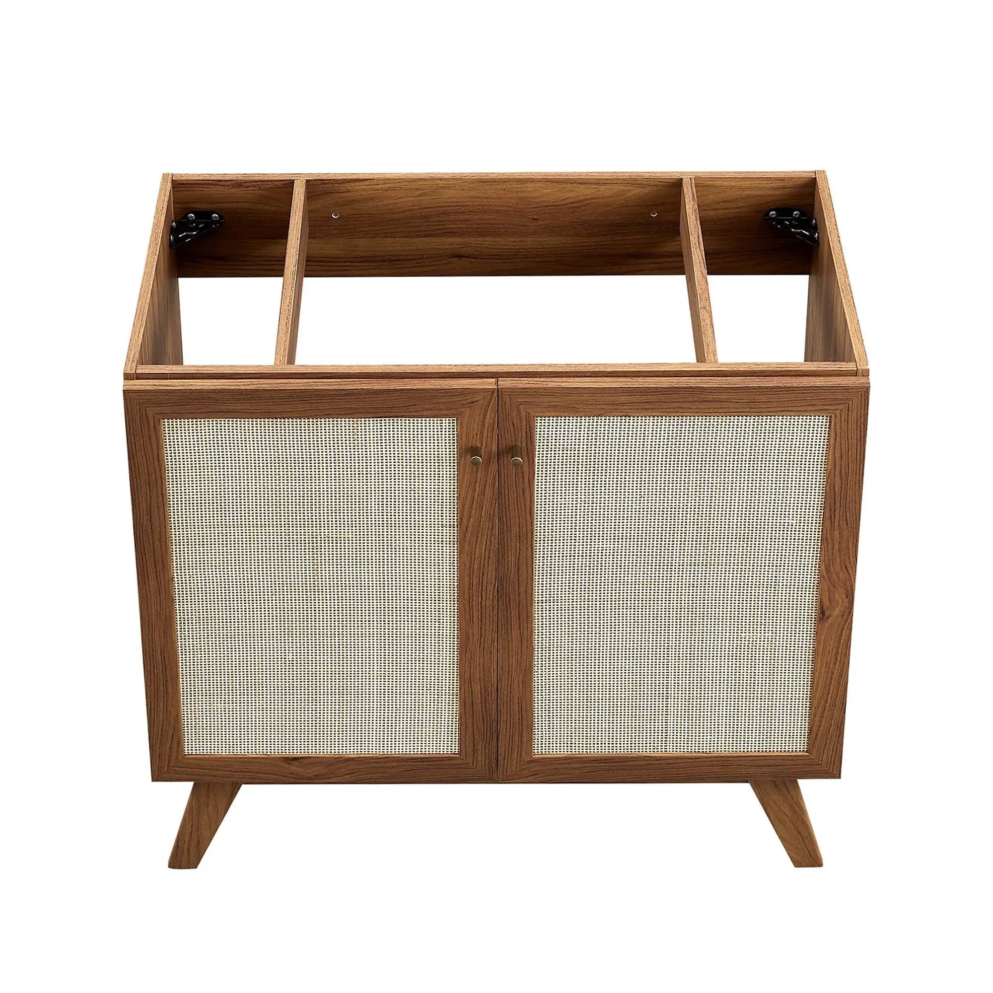 Soma 36" Bathroom Vanity Cabinet with Rattan Doors by HouseOfZazla