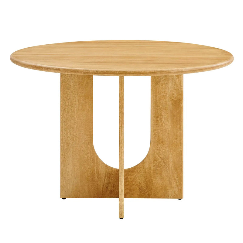 Rivian Round 48" Wood Dining Table by Modway by HouseOfZazla
