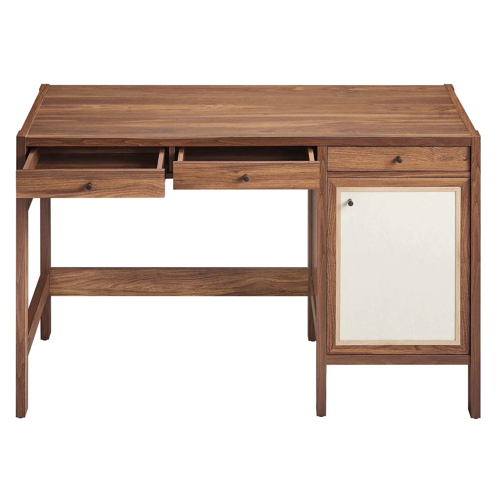 Capri 49" Wood Grain Office Desk by Modway by HouseOfZazla