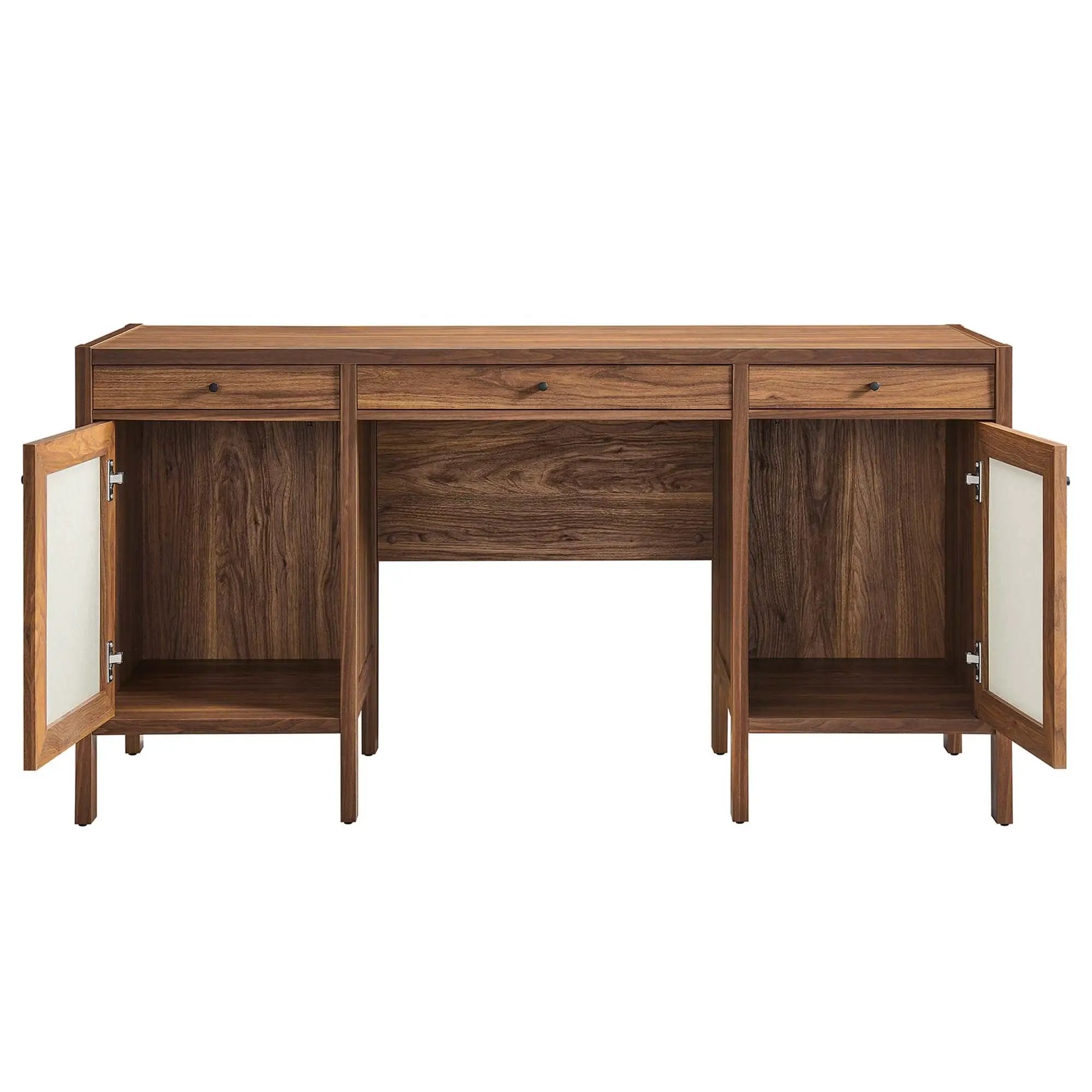 Capri 58" Wood Grain Office Desk by Modway by HouseOfZazla
