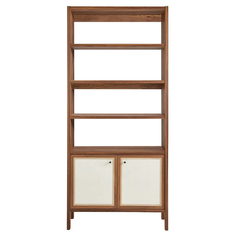 Capri 4-Shelf Wood Grain Bookcase by Modway by HouseOfZazla