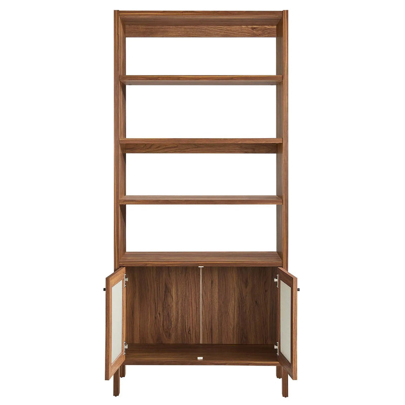 Capri 4-Shelf Wood Grain Bookcase by Modway by HouseOfZazla