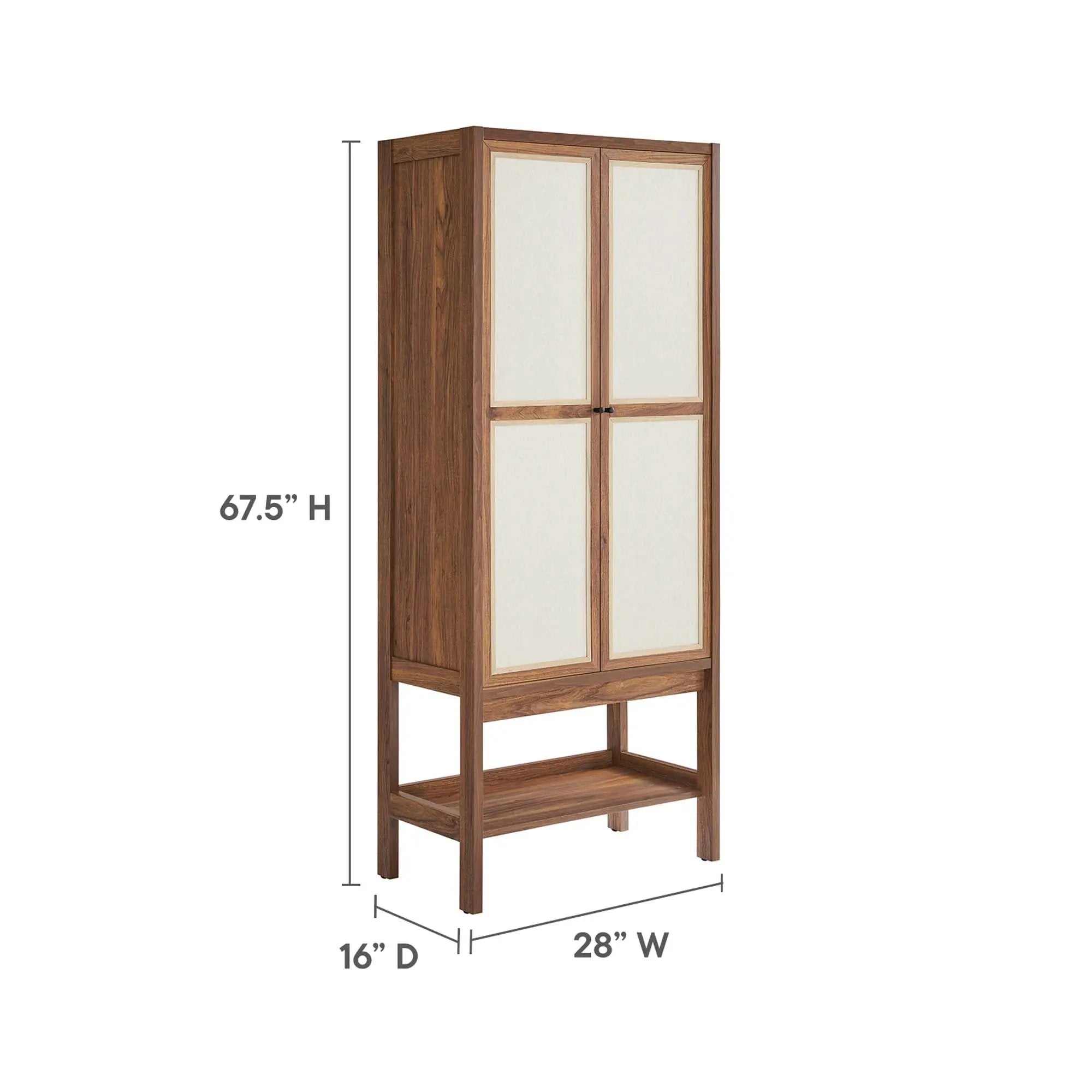 Capri Tall Wood Grain Standing Storage Cabinet by Modway by HouseOfZazla
