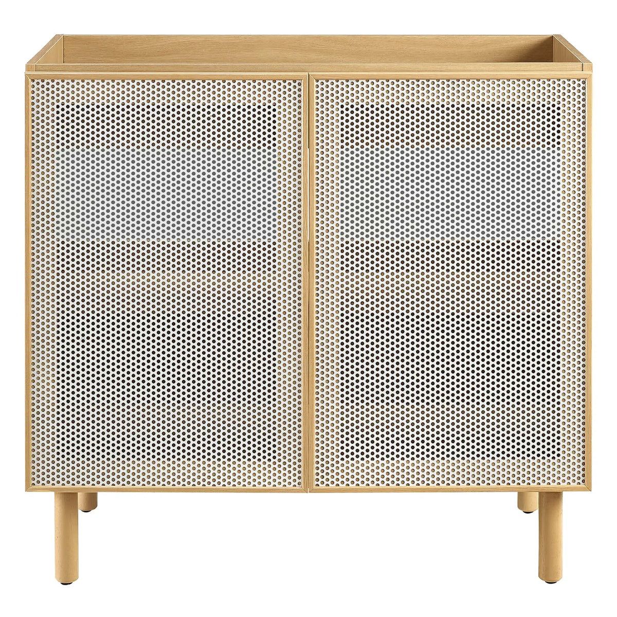 Calla 36" Perforated Metal Bathroom Vanity Cabinet by Modway by HouseOfZazla