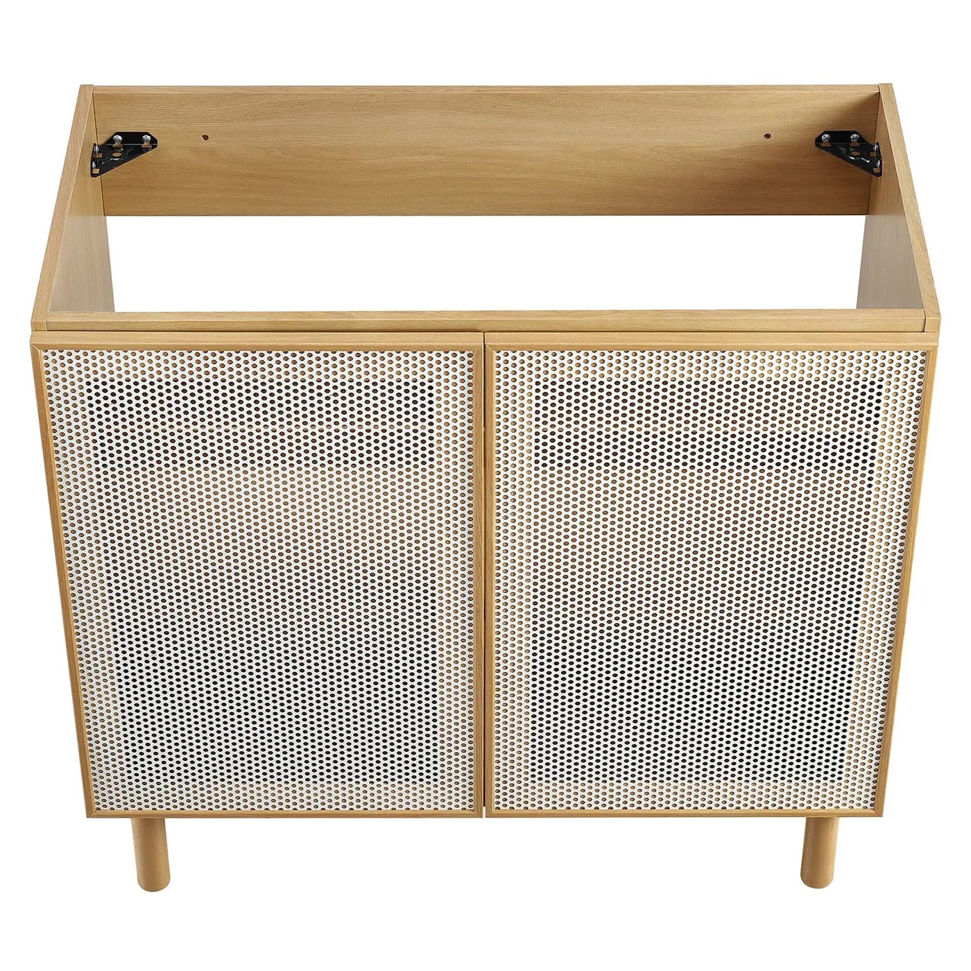 Calla 36" Perforated Metal Bathroom Vanity Cabinet by Modway by HouseOfZazla