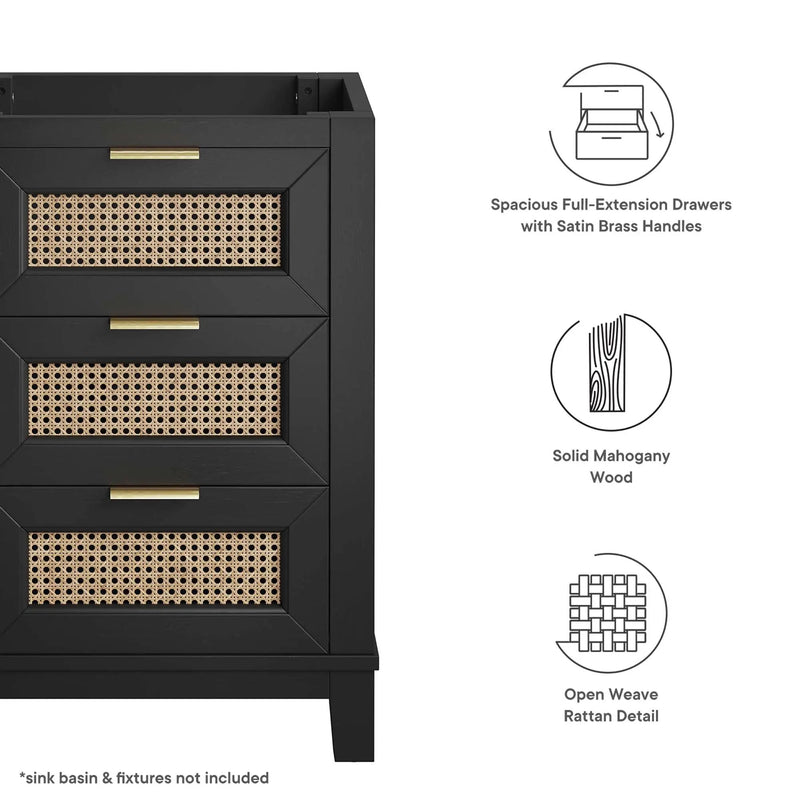 Dixie 24" Solid Wood Bathroom Vanity Cabinet by HouseOfZazla
