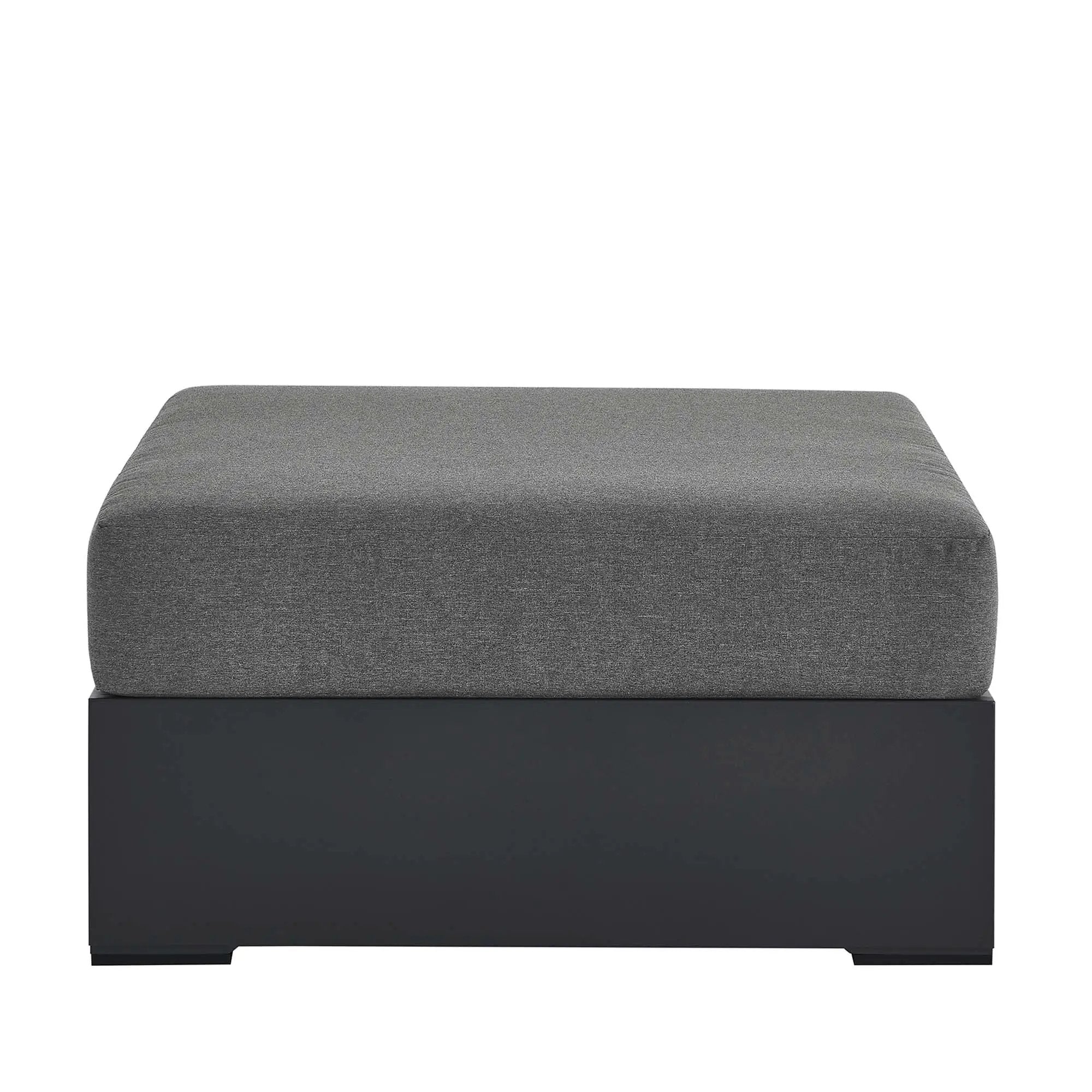 Tahoe Outdoor Patio Powder-Coated Aluminum Ottoman by Modway by HouseOfZazla