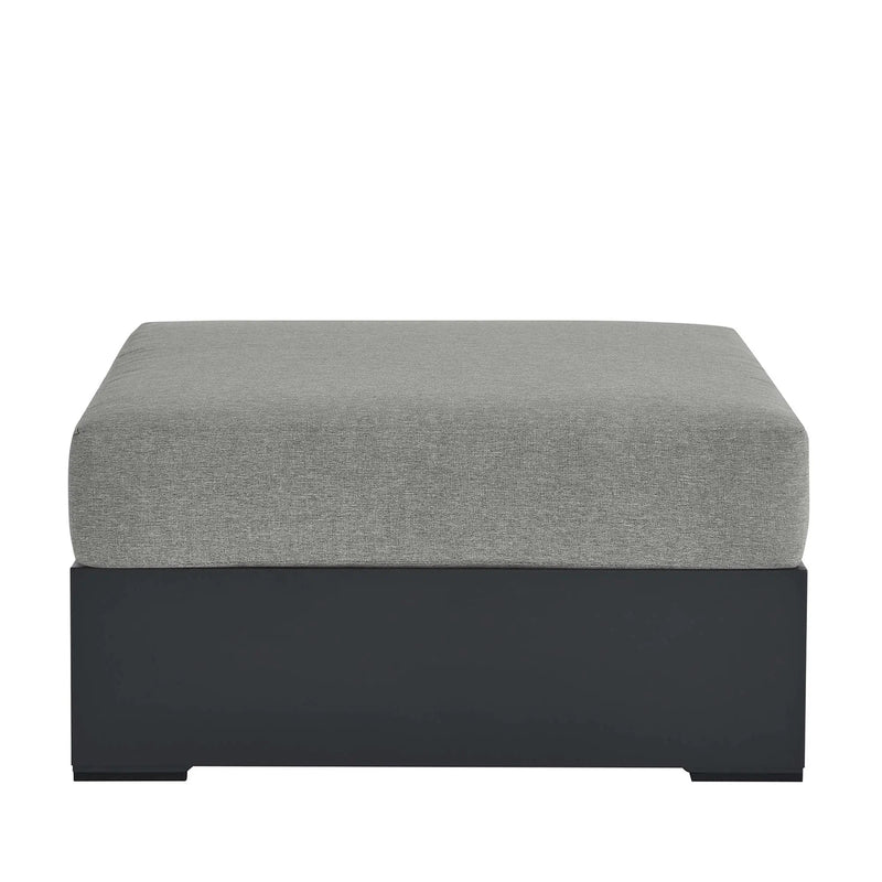 Tahoe Outdoor Patio Powder-Coated Aluminum Ottoman by Modway by HouseOfZazla