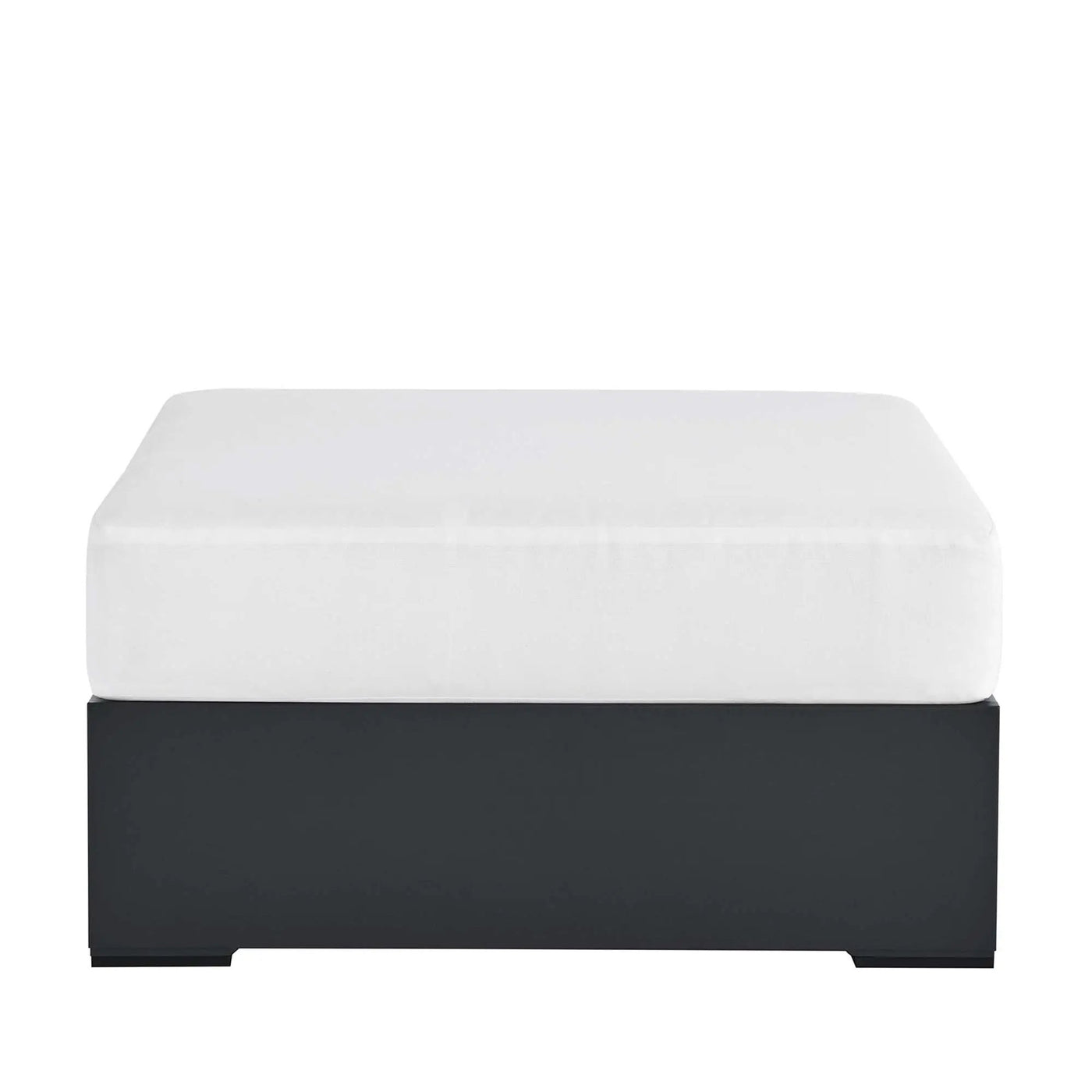 Tahoe Outdoor Patio Powder-Coated Aluminum Ottoman by Modway by HouseOfZazla