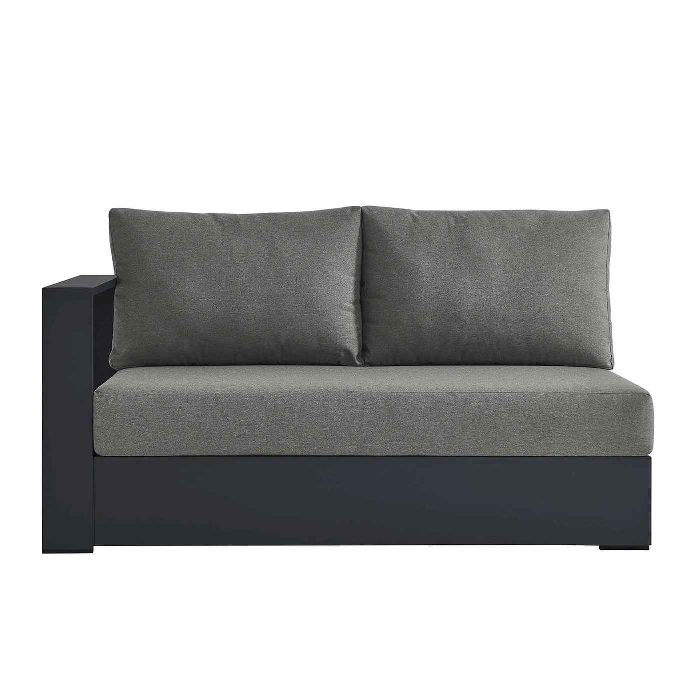Tahoe Outdoor Patio Powder-Coated Aluminum Modular Left-Facing Loveseat by HouseOfZazla