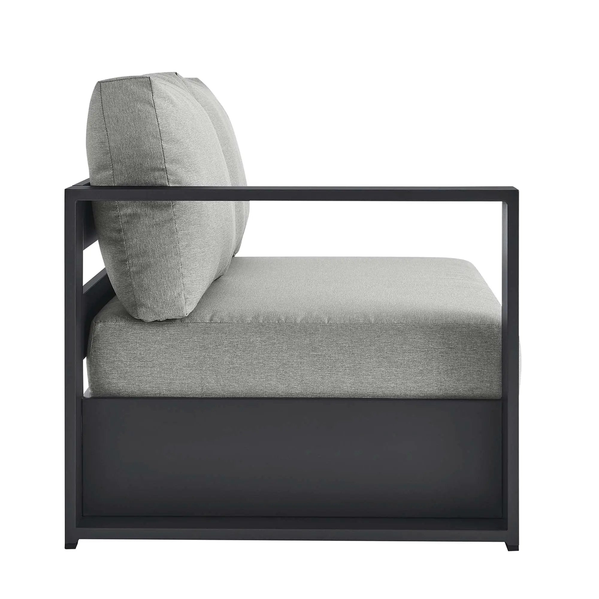 Tahoe Outdoor Patio Powder-Coated Aluminum Modular Left-Facing Loveseat by HouseOfZazla