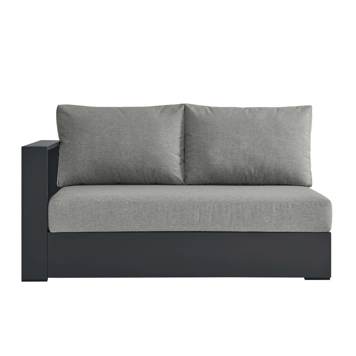 Tahoe Outdoor Patio Powder-Coated Aluminum Modular Left-Facing Loveseat by HouseOfZazla