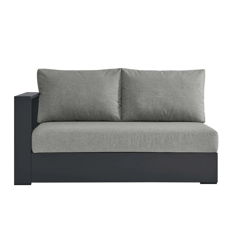 Tahoe Outdoor Patio Powder-Coated Aluminum Modular Left-Facing Loveseat by HouseOfZazla