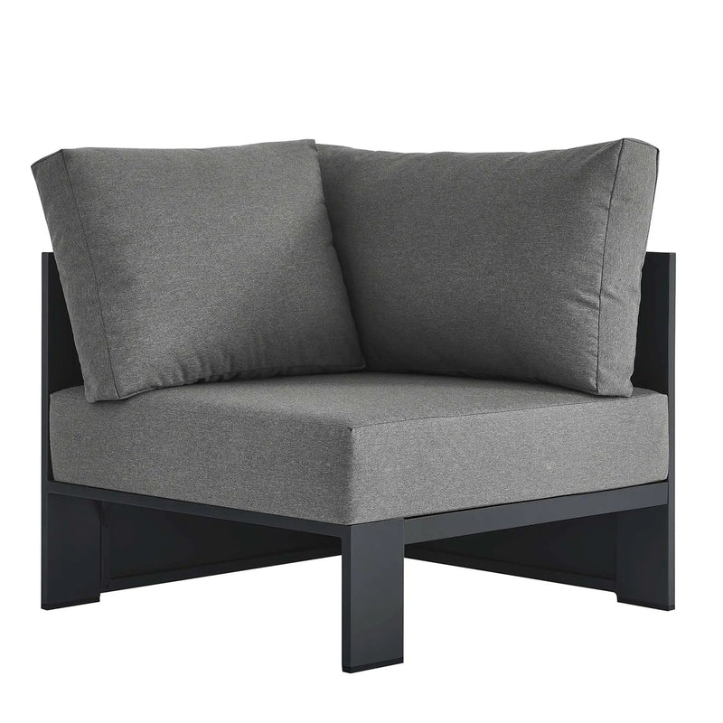 Tahoe Outdoor Patio Powder-Coated Aluminum Modular Corner Chair by Modway by HouseOfZazla