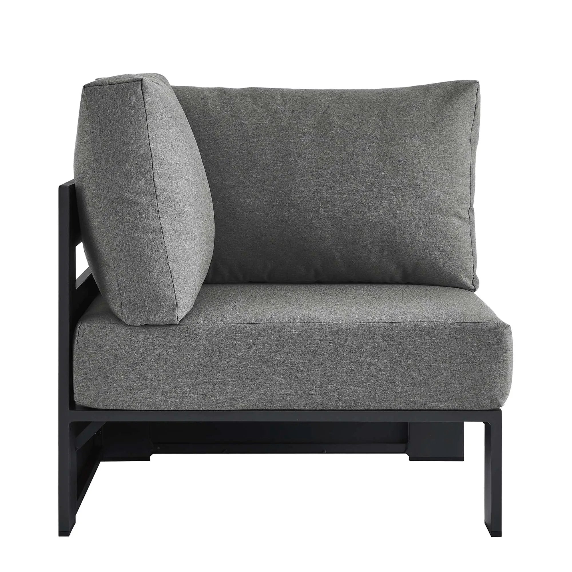 Tahoe Outdoor Patio Powder-Coated Aluminum Modular Corner Chair by Modway by HouseOfZazla