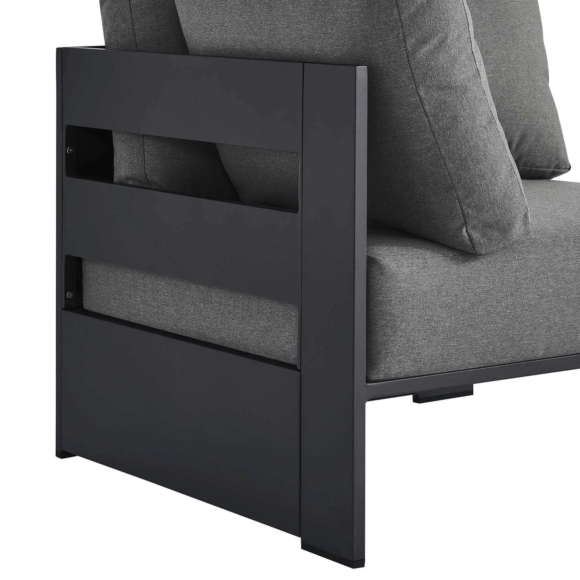 Tahoe Outdoor Patio Powder-Coated Aluminum Modular Corner Chair by Modway by HouseOfZazla