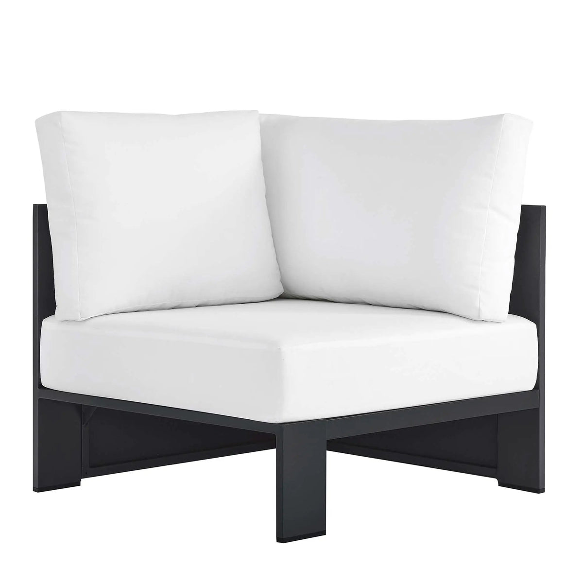 Tahoe Outdoor Patio Powder-Coated Aluminum Modular Corner Chair by Modway by HouseOfZazla