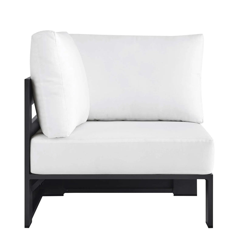 Tahoe Outdoor Patio Powder-Coated Aluminum Modular Corner Chair by Modway by HouseOfZazla