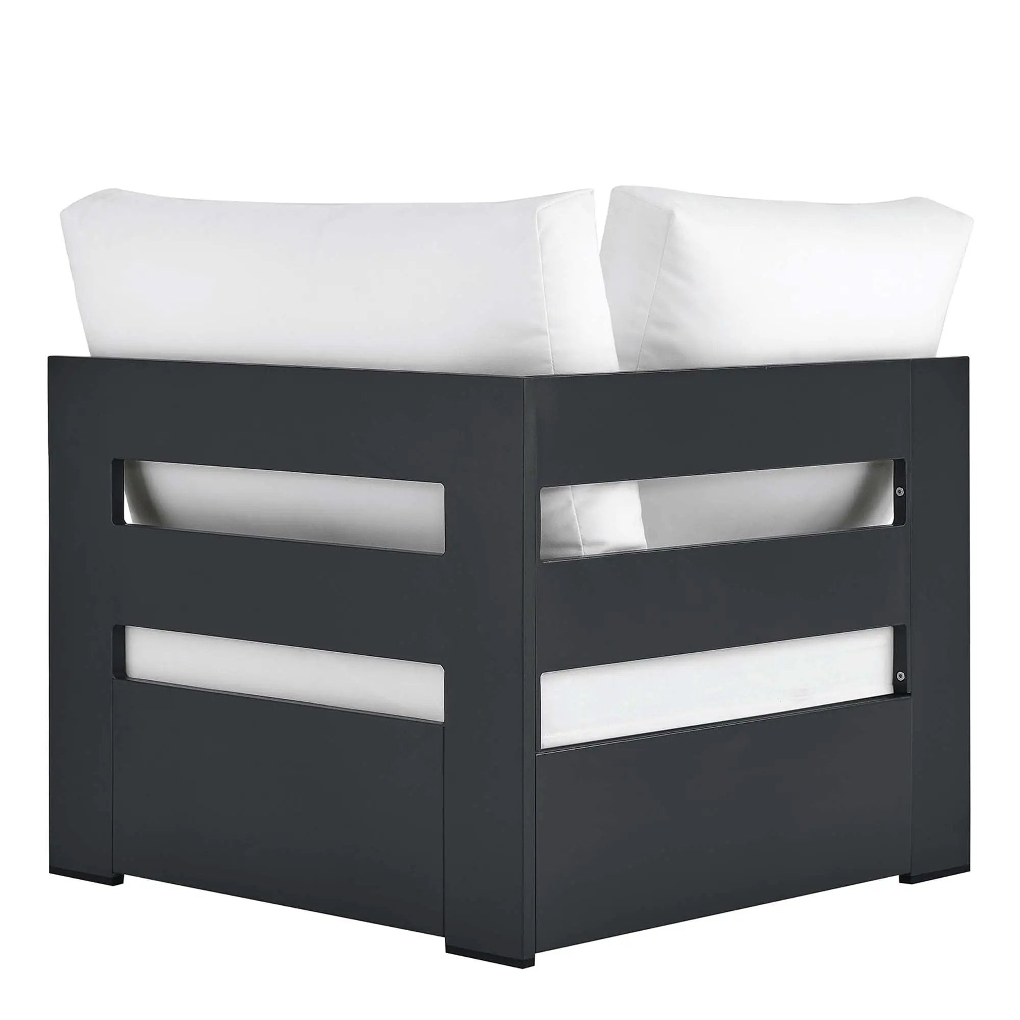 Tahoe Outdoor Patio Powder-Coated Aluminum Modular Corner Chair by Modway by HouseOfZazla