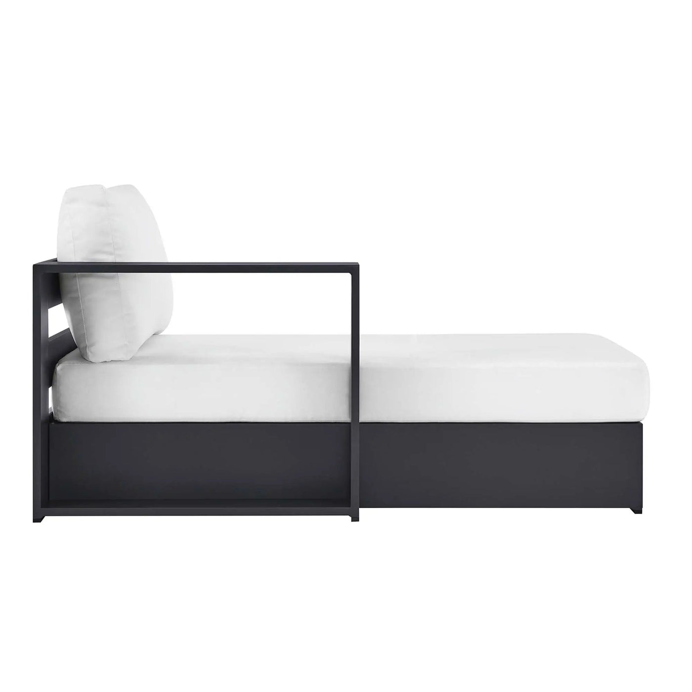 Tahoe Outdoor Patio Powder-Coated Aluminum Left-Facing Chaise Lounge by HouseOfZazla