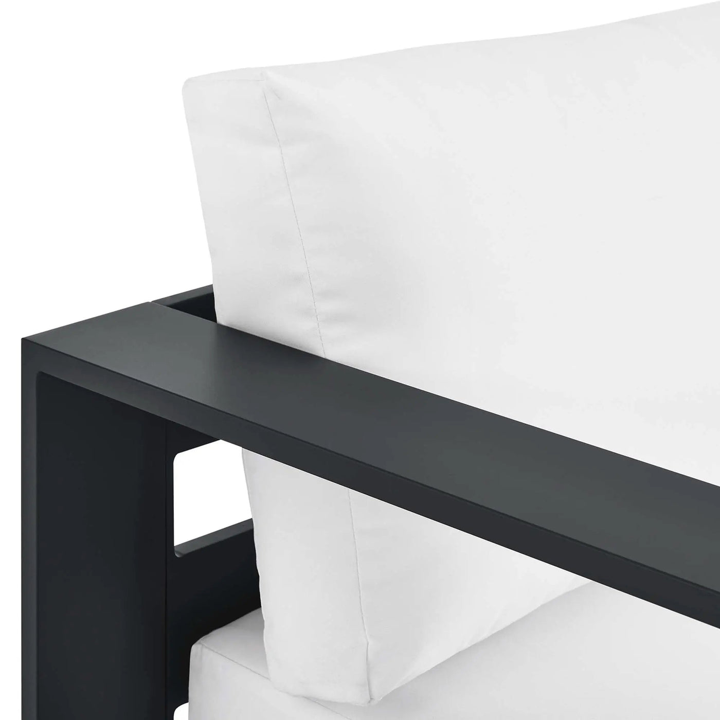 Tahoe Outdoor Patio Powder-Coated Aluminum Left-Facing Chaise Lounge by HouseOfZazla