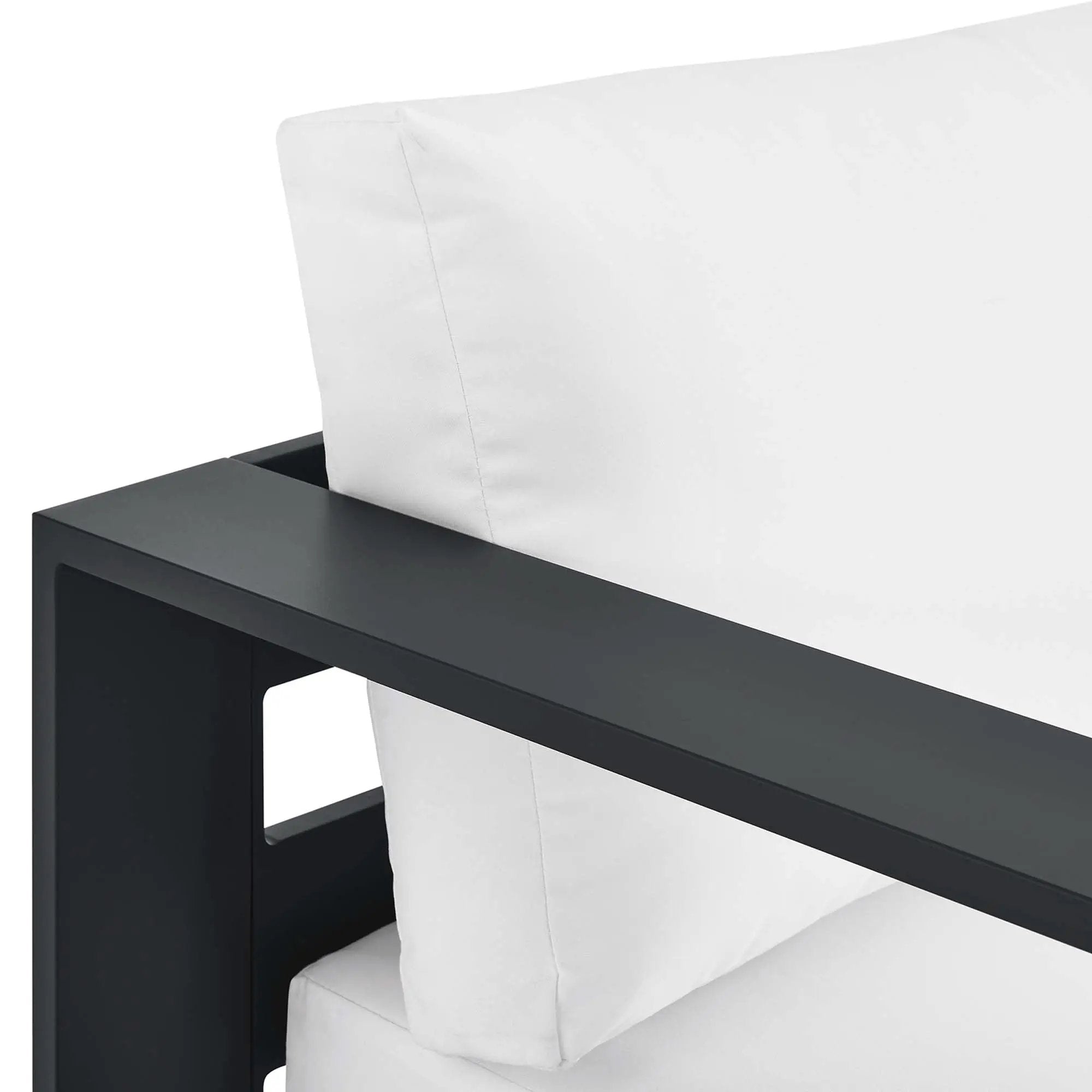 Tahoe Outdoor Patio Powder-Coated Aluminum Left-Facing Chaise Lounge by HouseOfZazla