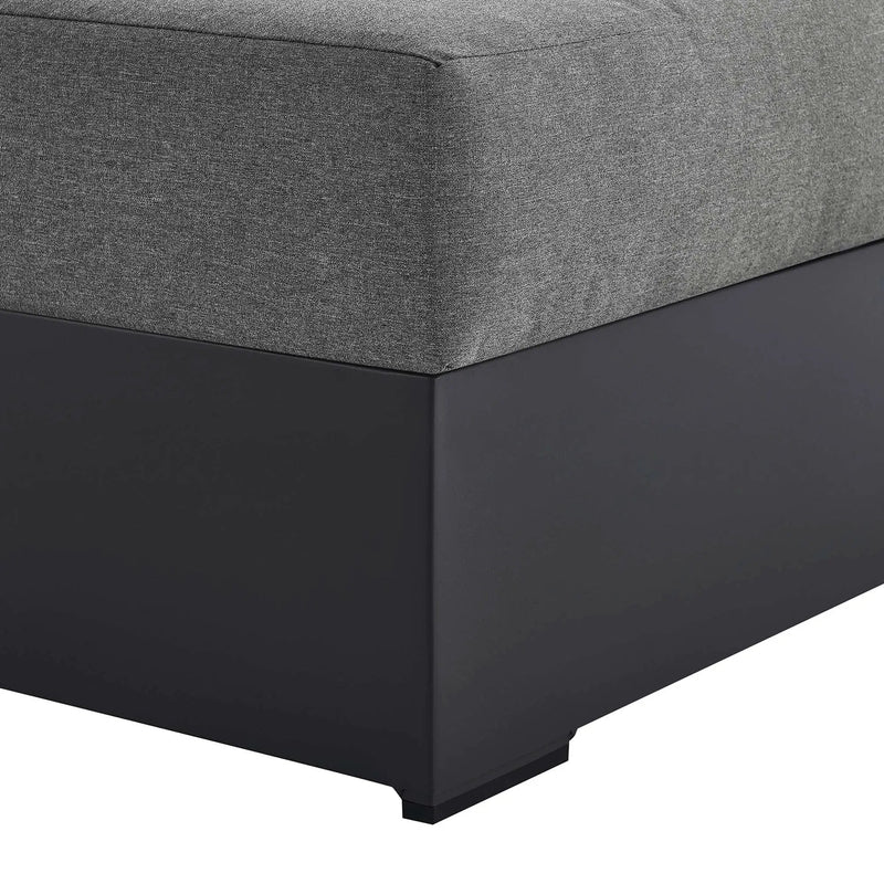 Tahoe Outdoor Patio Powder-Coated Aluminum Right-Facing Chaise Lounge by HouseOfZazla