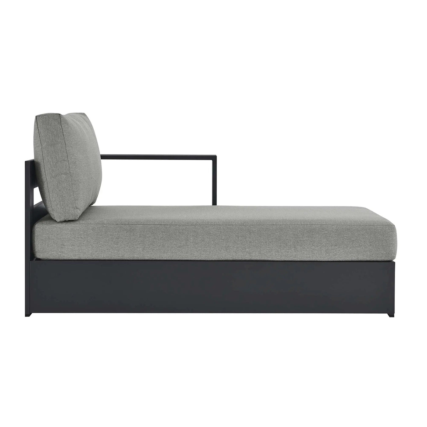 Tahoe Outdoor Patio Powder-Coated Aluminum Right-Facing Chaise Lounge by HouseOfZazla