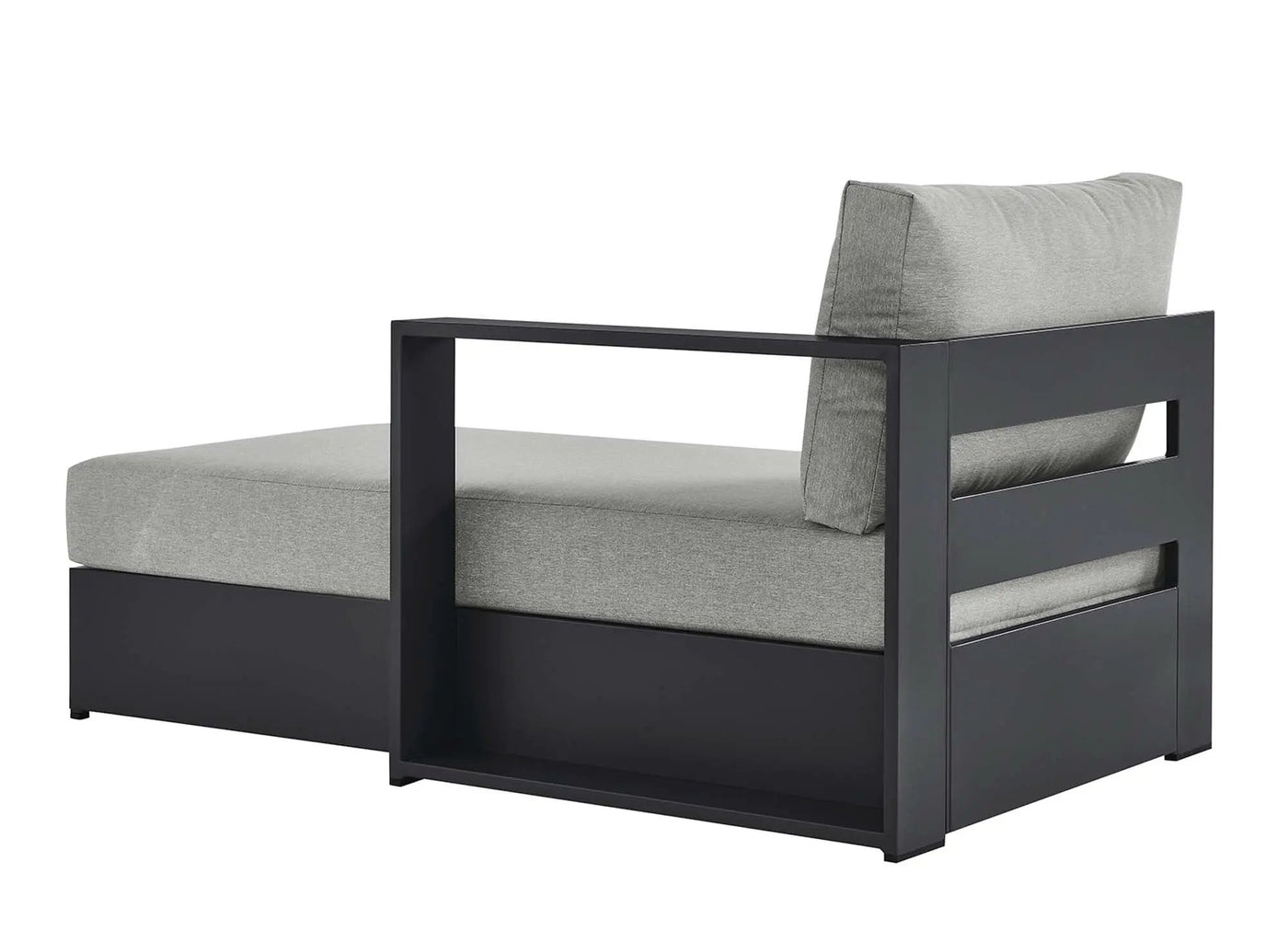 Tahoe Outdoor Patio Powder-Coated Aluminum Right-Facing Chaise Lounge by HouseOfZazla